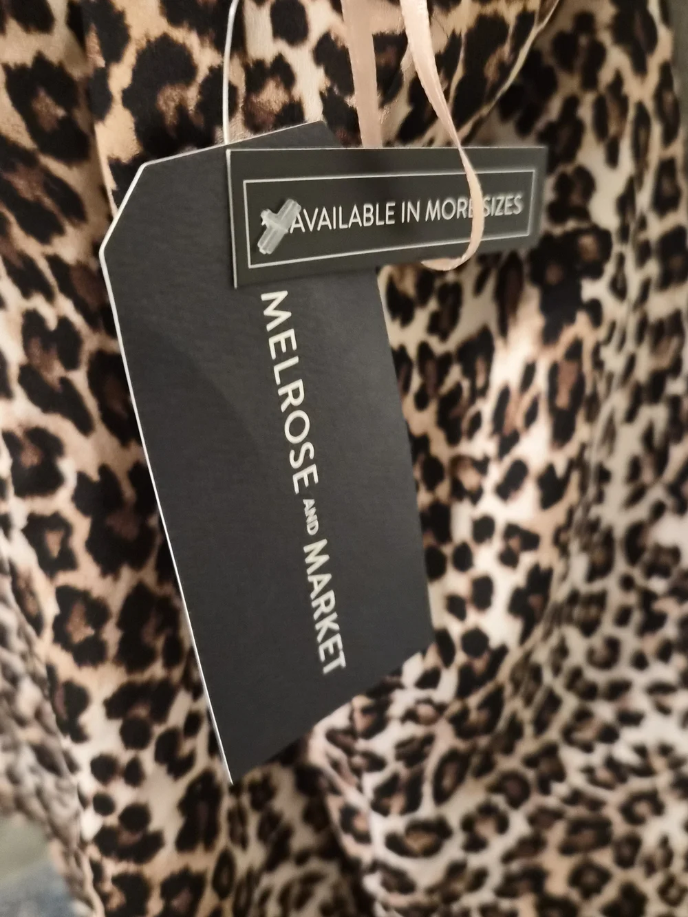 MELROSE and MARKET Women's Leopard Print Cami Tank Top with Lace Trim (Size 3X)
